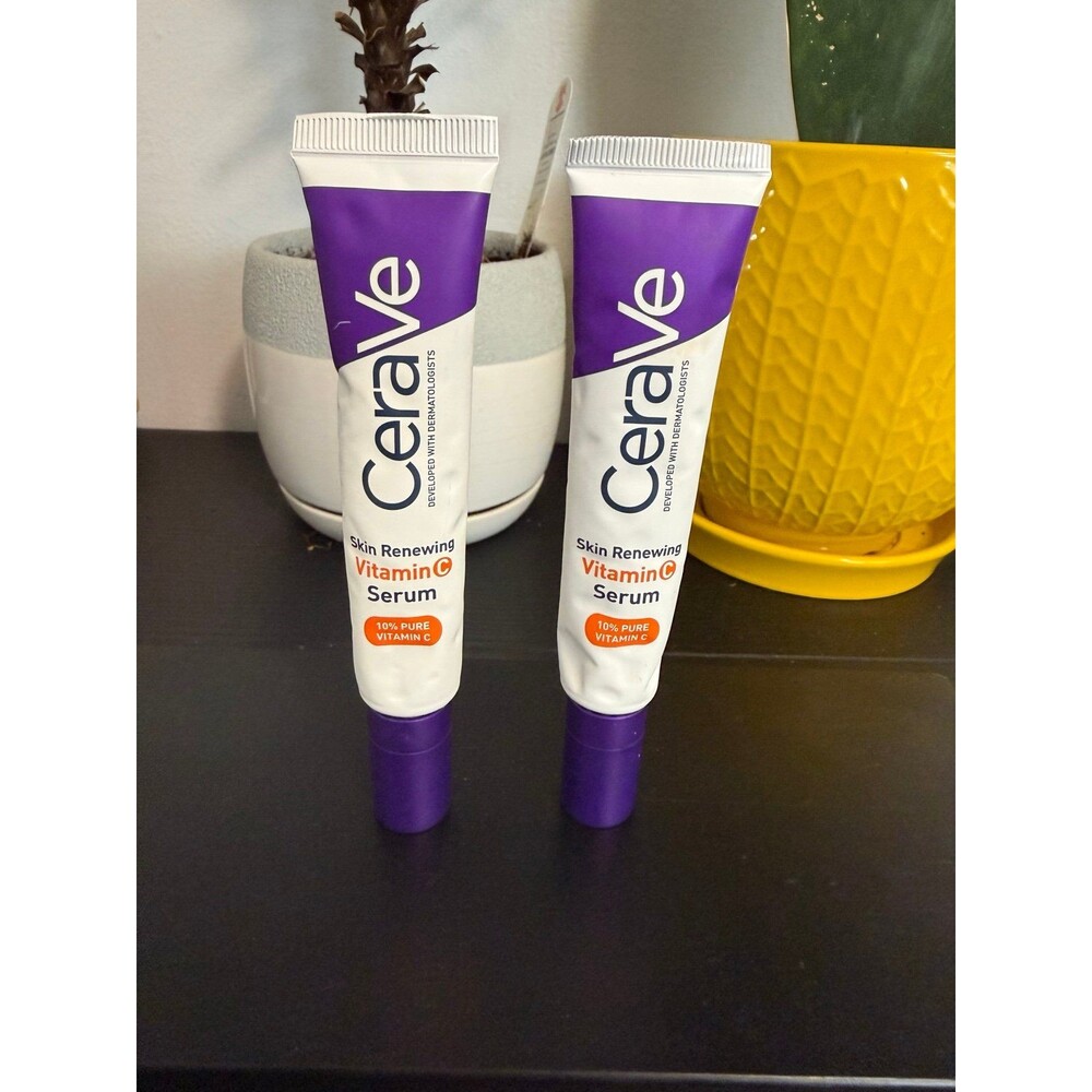 CeraVe Skin Renewing Vitamin C Serum x2 – 10% Pure Vitamin C - new